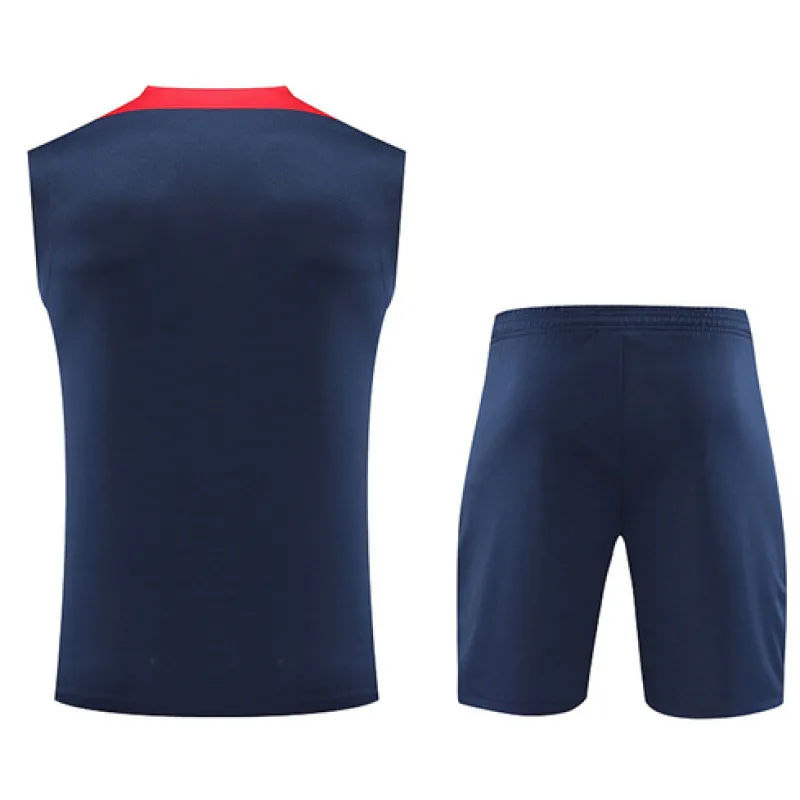 Paris Saint-Germain Shorts- und Weste-Set 2024/25 - Blau