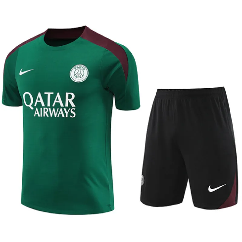 Paris Saint-Germain Trainingstrikot + Shorts 2024/25 - Grün