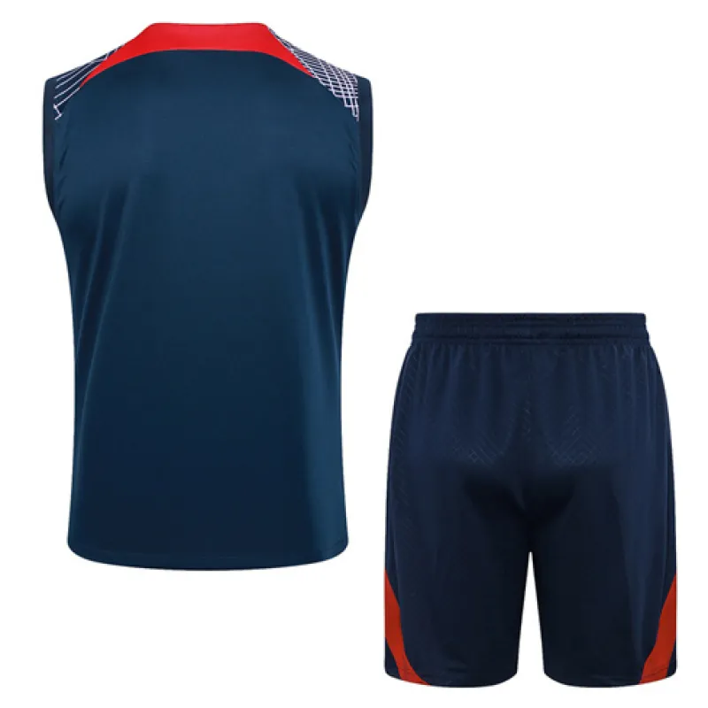 Paris Saint-Germain Shorts- und Weste-Set 2024/25 - Blau