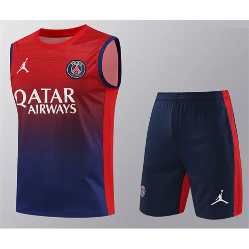 Paris Saint-Germain Shorts- und Weste-Set 2024/25 - Rot