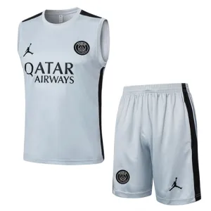 Paris Saint-Germain shorts and vest set 2024/25 - Grey