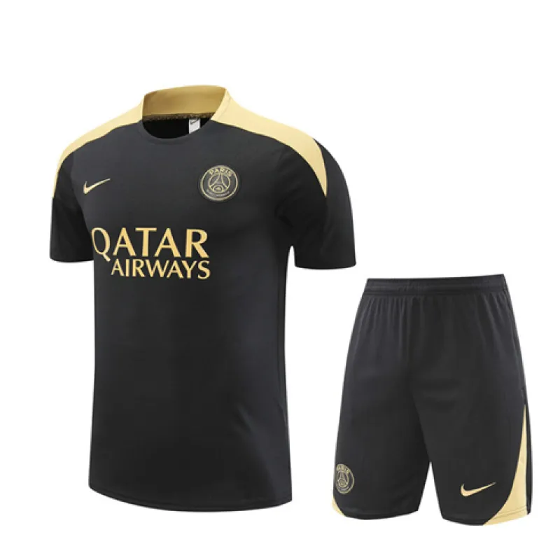 Paris Saint-Germain Trainingstrikot + Shorts 2024/25 - Schwarz
