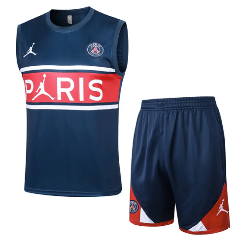 Paris Saint-Germain Shorts- und Weste-Set 2024/25 - Blau