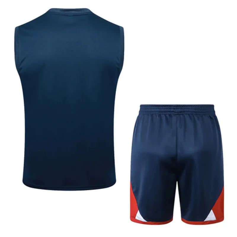 Paris Saint-Germain Shorts- und Weste-Set 2024/25 - Blau
