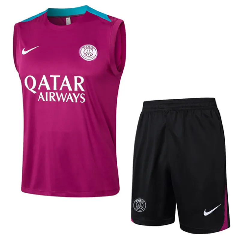 Paris Saint-Germain Shorts- und Weste-Set 2024/25 - Rosa