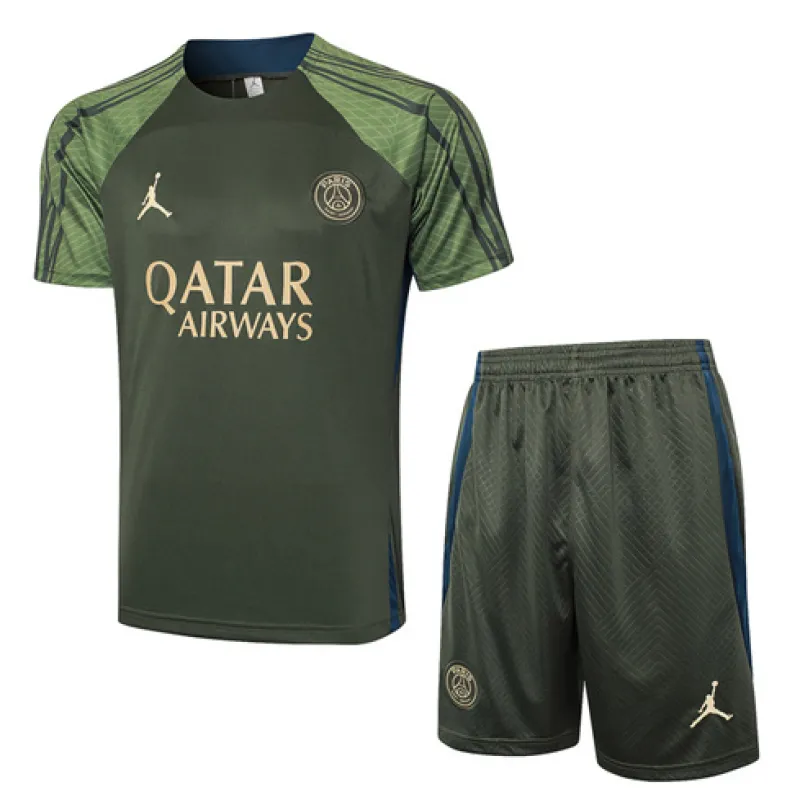 Paris Saint-Germain Trainingstrikot + Shorts 2024/25 - Grün