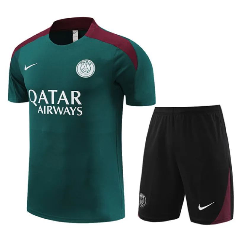 Paris Saint-Germain Trainingstrikot + Shorts 2024/25 - Grün