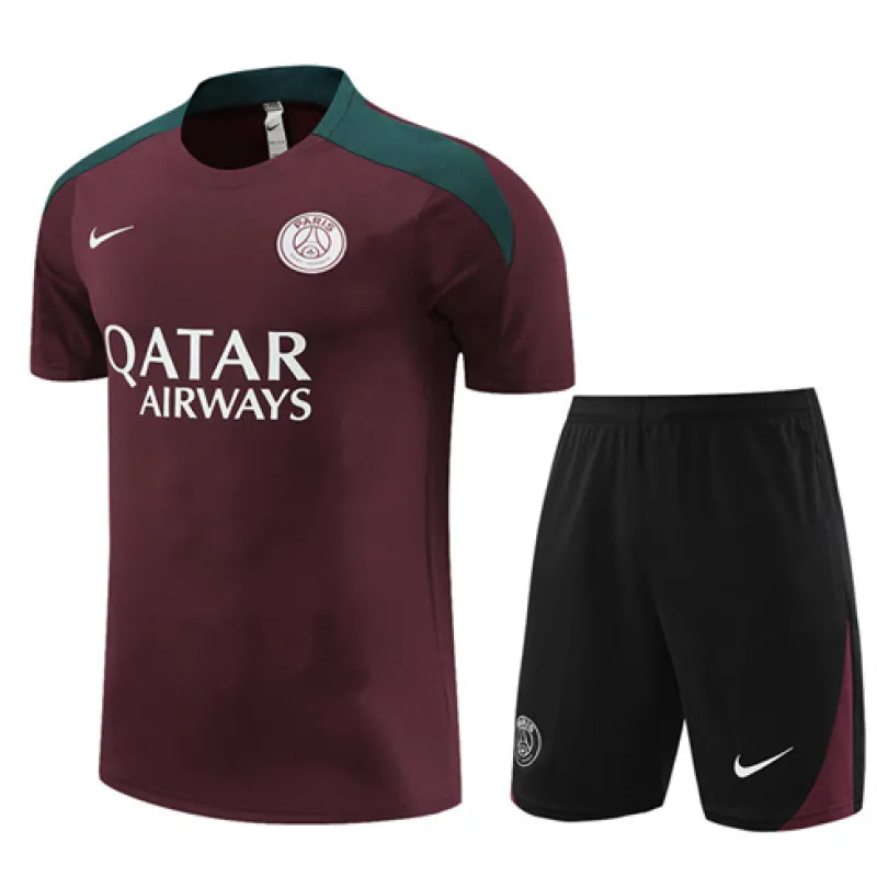 Paris Saint-Germain Kinder-Trainingstrikot + Shorts 2024/25 - Rot