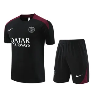Paris Saint-Germain Trainingstrikot + Shorts 2024/25 - Schwarz