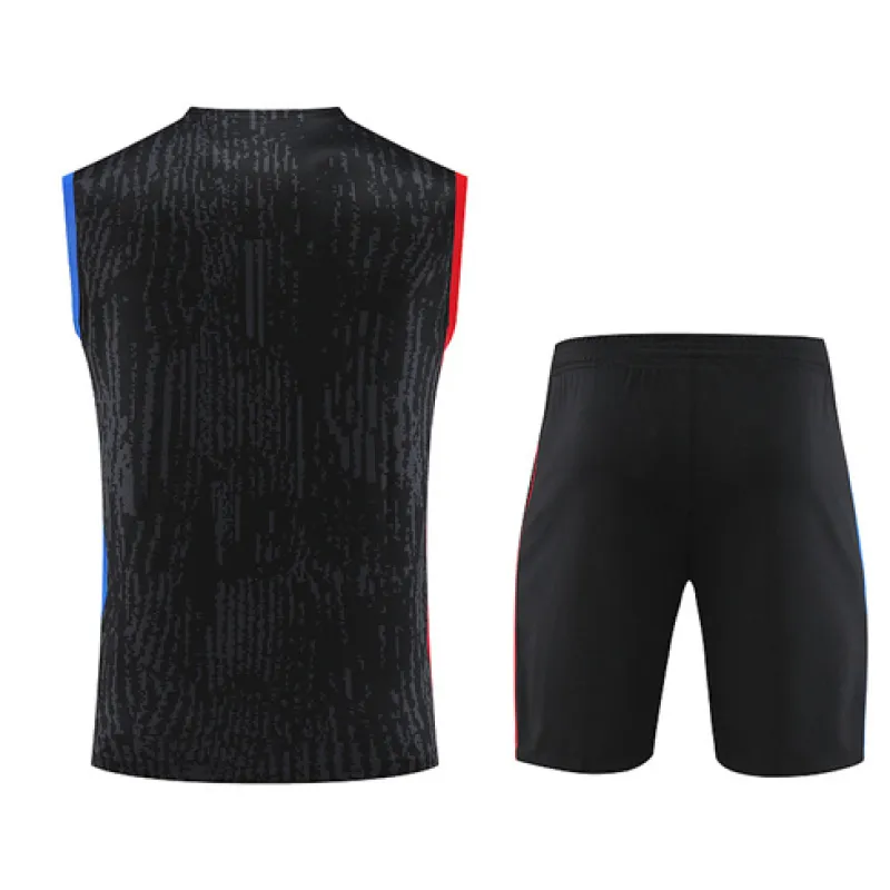 Paris Saint-Germain Shorts- und Weste-Set 2024/25 - Schwarz