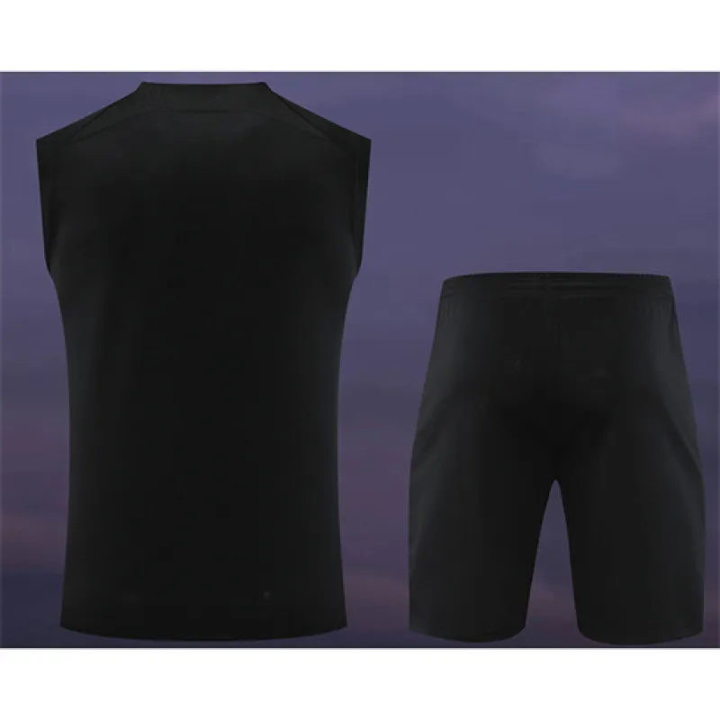 Paris Saint-Germain Shorts- und Weste-Set 2024/25 - Schwarz