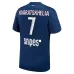 Maillot domicile de Paris Saint-Germain 2024/25 du joueur Khvicha Kvaratskhelia - Bleu/Rouge