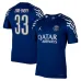 Camisa cuarta de Paris Saint - Germain 2024/25 que viste Zacharie Emery - Azul​