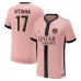 Camisa tercera de Paris Saint - Germain 2024/25 que viste Vitinha - Rosa​