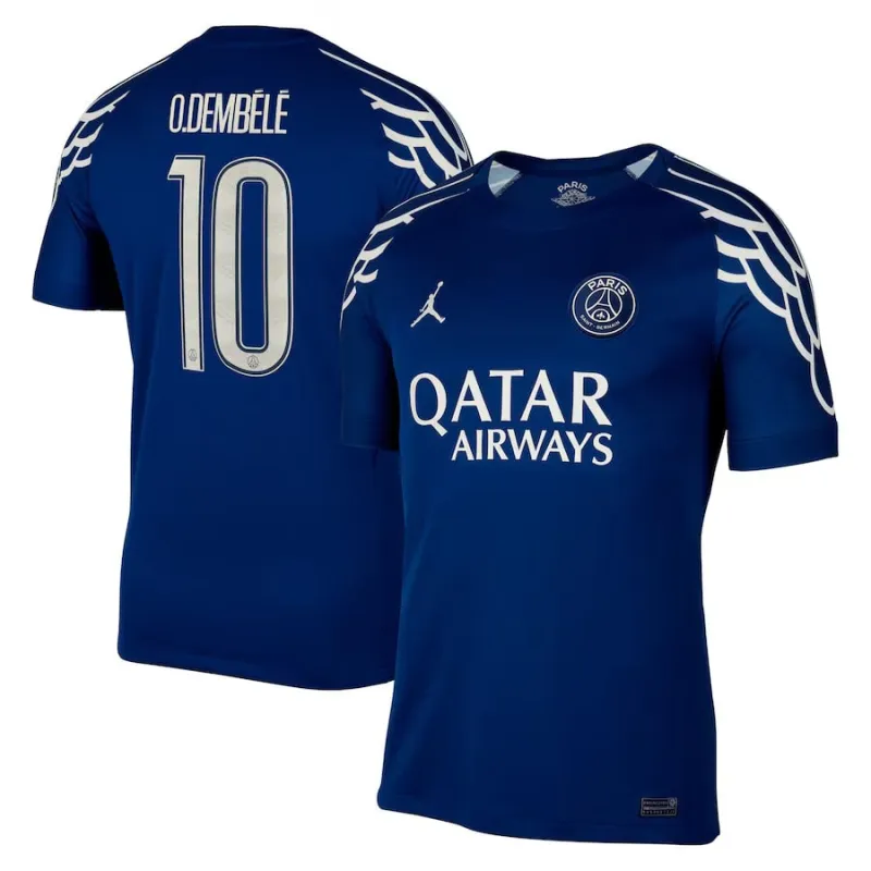 Paris Saint - Germain 2024/25 Vierter Strikot von Ousmane Dembélé - Blau