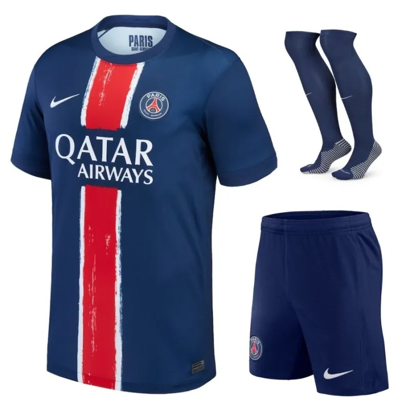 Kit de casa 2024/25 para niños de Paris Saint - Germain - Azul