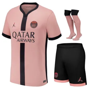 Terzo kit per bambini di Paris Saint - Germain 2024/25 - Rosa