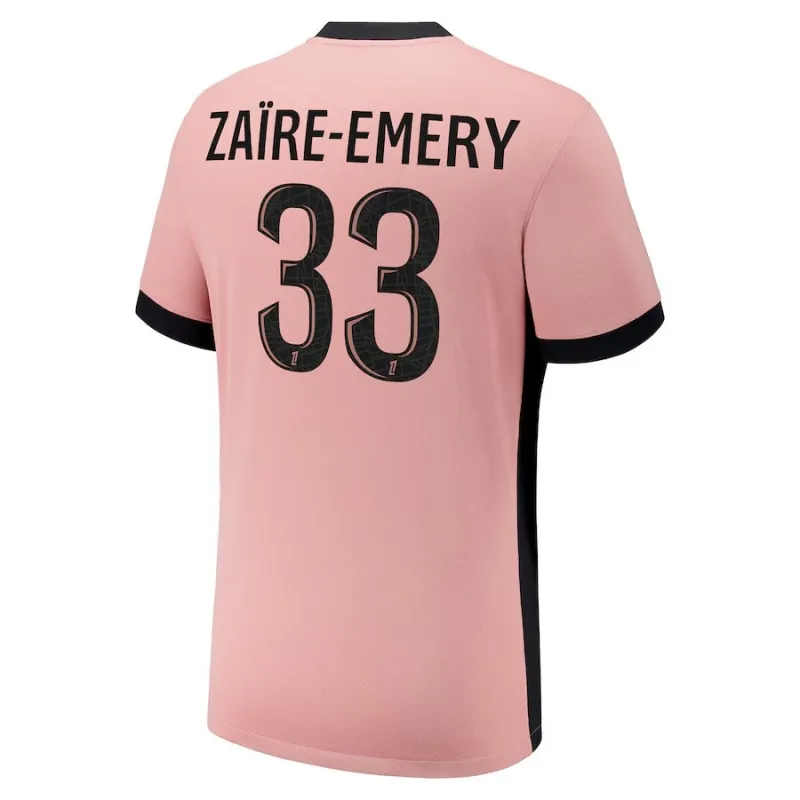 Warren Zaire - Emery's Paris Saint - Germain Kids' 2024/25 Third Kit Set - Pink