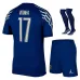 Set del cuarto kit para niños de Paris Saint - Germain 2024/25 que viste Vitinha - Azul