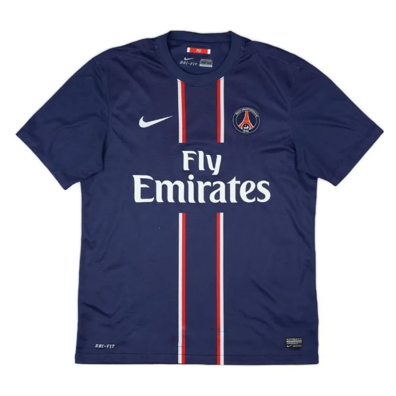 Camisa retro de Beckham de Paris Saint-Germain, local 2012/13 - Azul