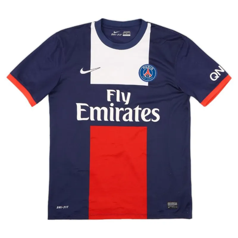 Camisa retro de Beckham de Paris Saint-Germain, local 2013/14 - Azul