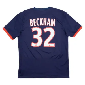 Beckham Paris Saint-Germain Retro Trikot 2013/14 Heimspiel - Blau
