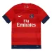 Camisa retro de Beckham de Paris Saint-Germain, visitante 2012/13 - Rojo