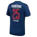 Paris Saint-Germain 2025 Heimtrikot UCL-Champions mit einem Stern- Blau