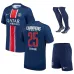 Paris Saint-Germain 2025 Kit domicile UCL Champions pour enfants avec une étoile- Bleu