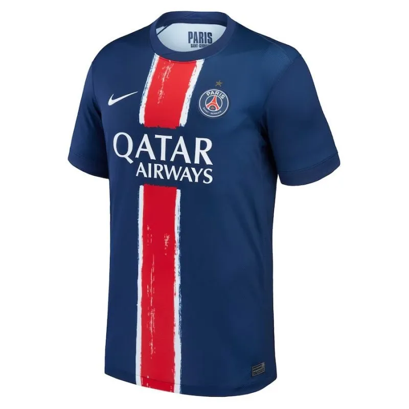 Paris Saint-Germain KVARATSKHELIA 2024/25 Maglia di casa con una stella- Blu