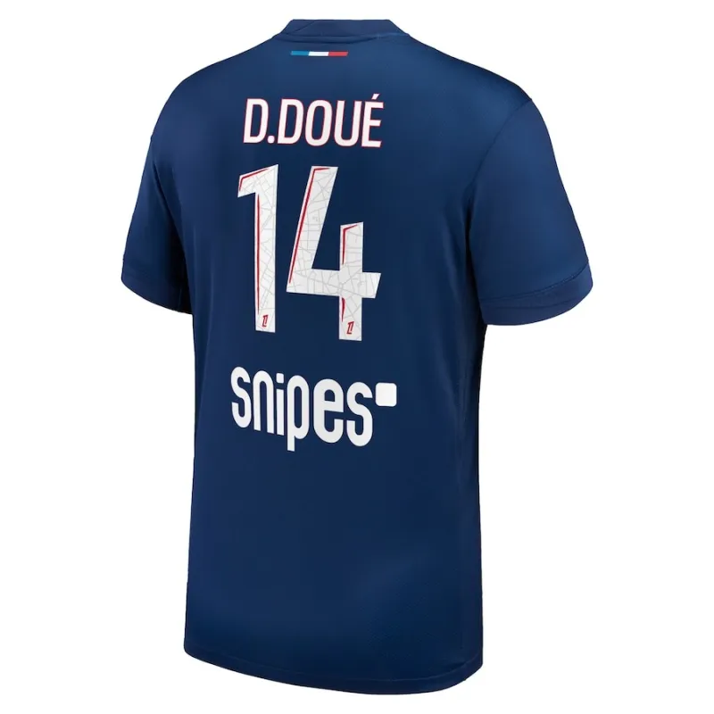 Paris Saint-Germain D.DOUÉ 2024/25 Camiseta de casa con una estrella- Azul