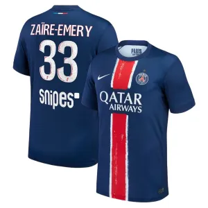 Paris Saint-Germain ZAÏRE-EMERY 2024/25 Heimtrikot mit einem Stern- Blau
