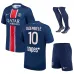 Paris Saint - Germain O.DEMBÉLÉ 2024/25 Camiseta - traje infantil de casa con una estrella- Azul