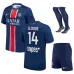 Paris Saint - Germain D.DOUÉ 2024/25 Maillot - tenue enfant domicile avec une étoile- Bleu