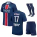 Paris Saint - Germain VITINHA 2024/25 Camiseta - traje infantil de casa con una estrella- Azul