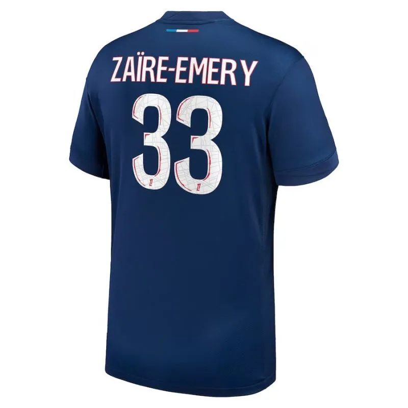 Paris Saint - Germain ZAÏRE-EMERY 2024/25 Camiseta - traje infantil de casa con una estrella- Azul
