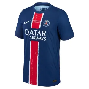 Paris Saint-Germain 2025 Camiseta de casa UCL Munich Final para niños- Azul