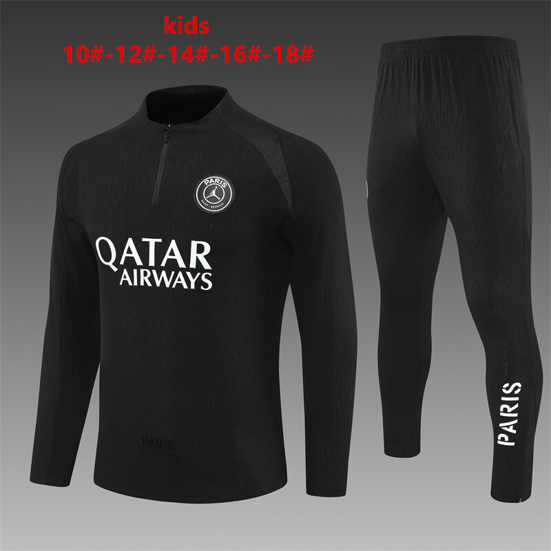 PSG 2025/26 Conjunto Deportivo Infantil negro