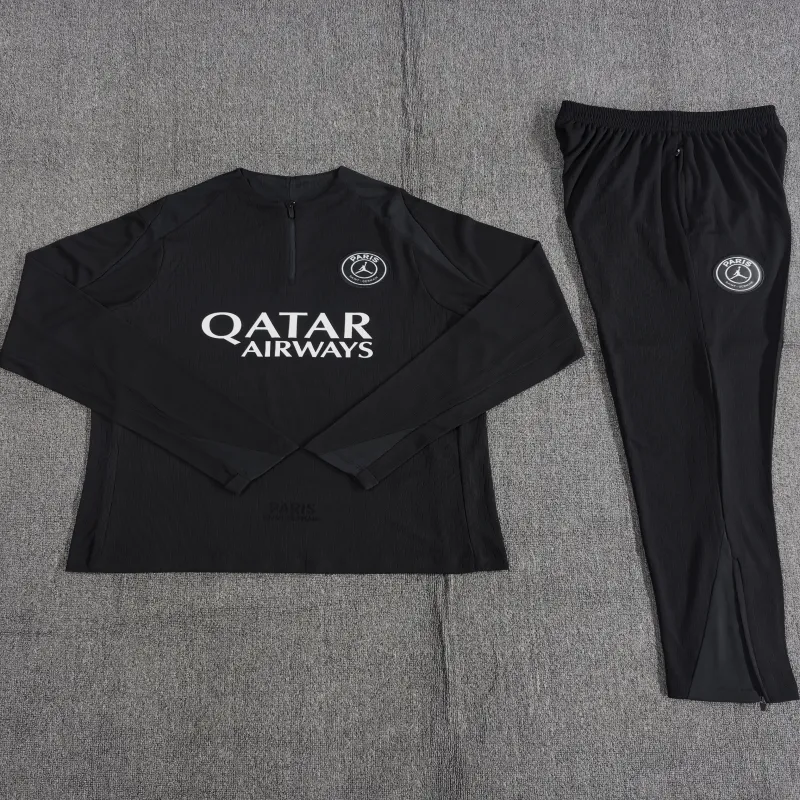PSG 2025/26 Conjunto Deportivo Infantil negro