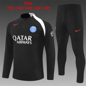 PSG 2025/26 Conjunto Deportivo Infantil negro