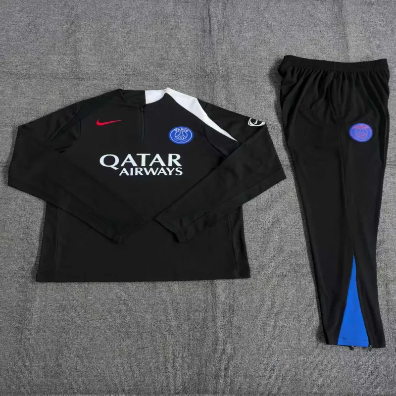 PSG 2025/26 Conjunto Deportivo Infantil negro