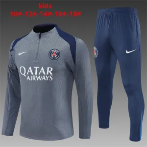 PSG 2025/26 Conjunto Deportivo Infantil Gris