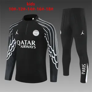 PSG 2025/26 Conjunto Deportivo Infantil Negro