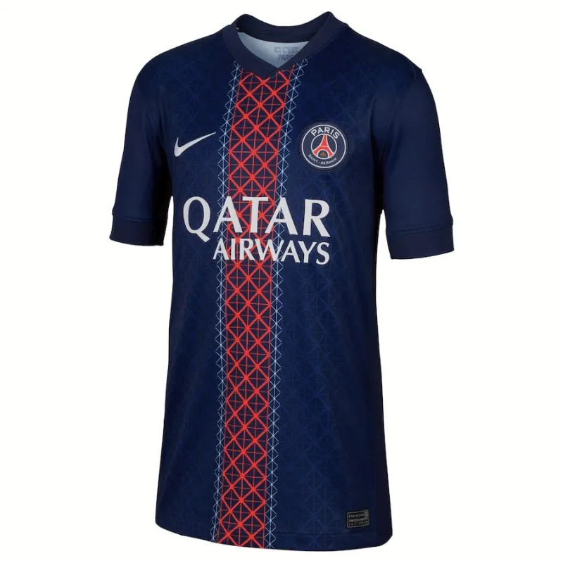 Paris Saint-Germain Niños 2025/26 Camiseta de casa - Azul/Rojo