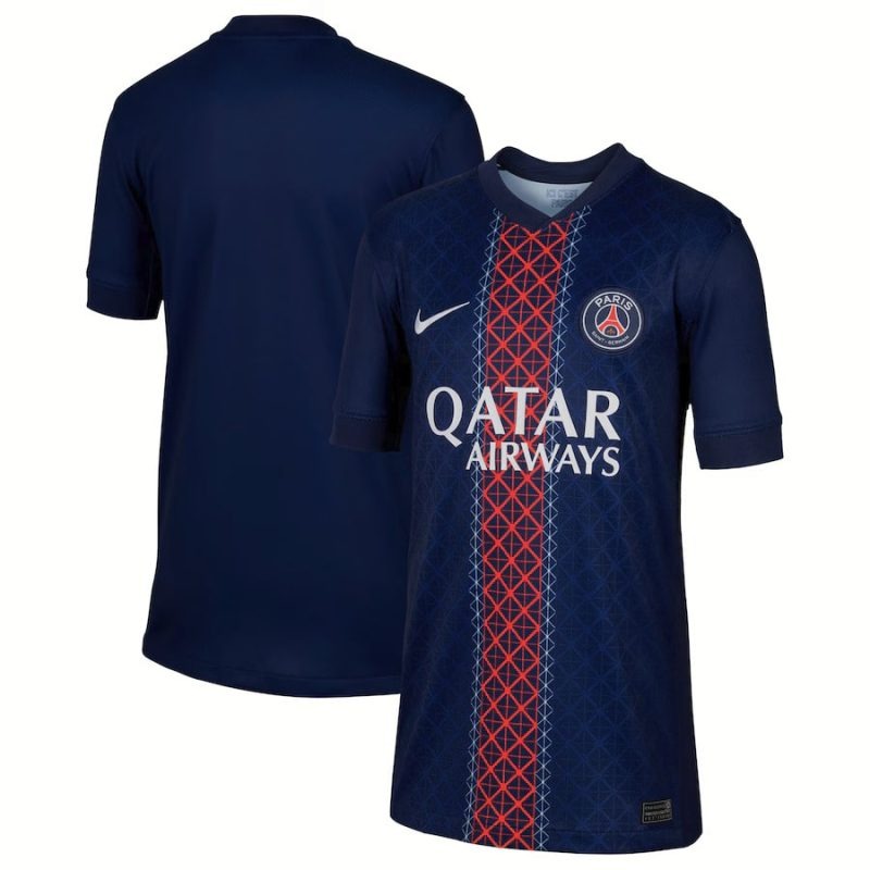 Paris Saint-Germain Niños 2025/26 Camiseta de casa - Azul/Rojo