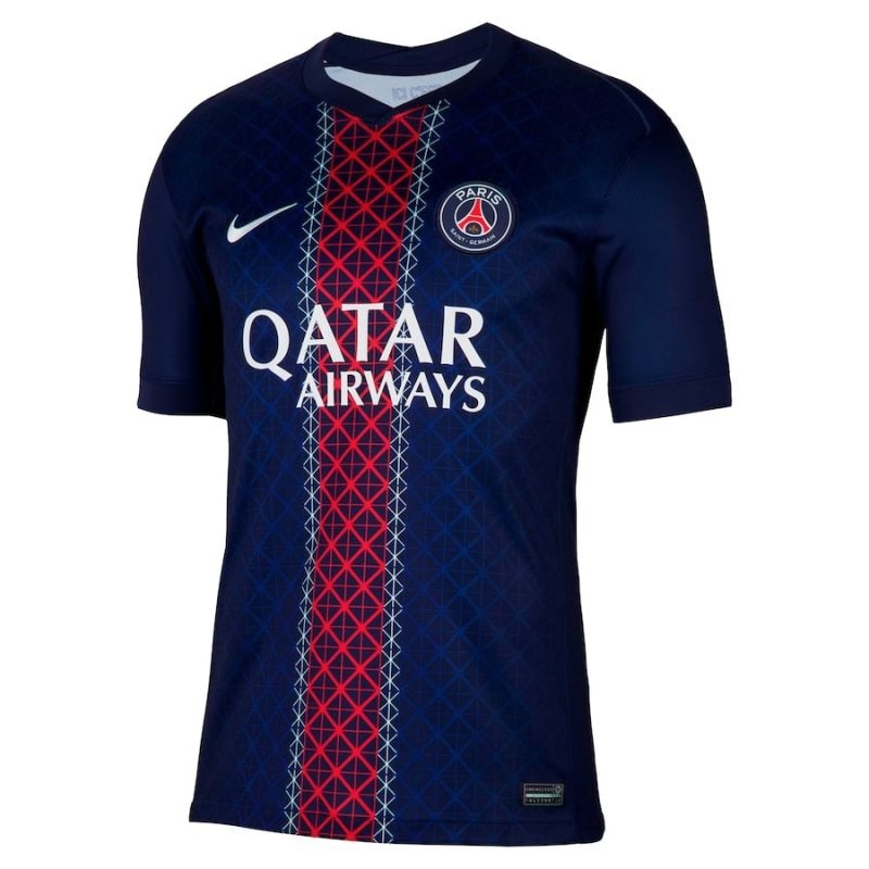 Paris Saint-Germain KVARATSKHELIA Niños 2025/26 Kit de casa - Azul/Rojo