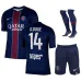Paris Saint-Germain D.DOUÉ Niños 2025/26 Kit de casa - Azul/Rojo