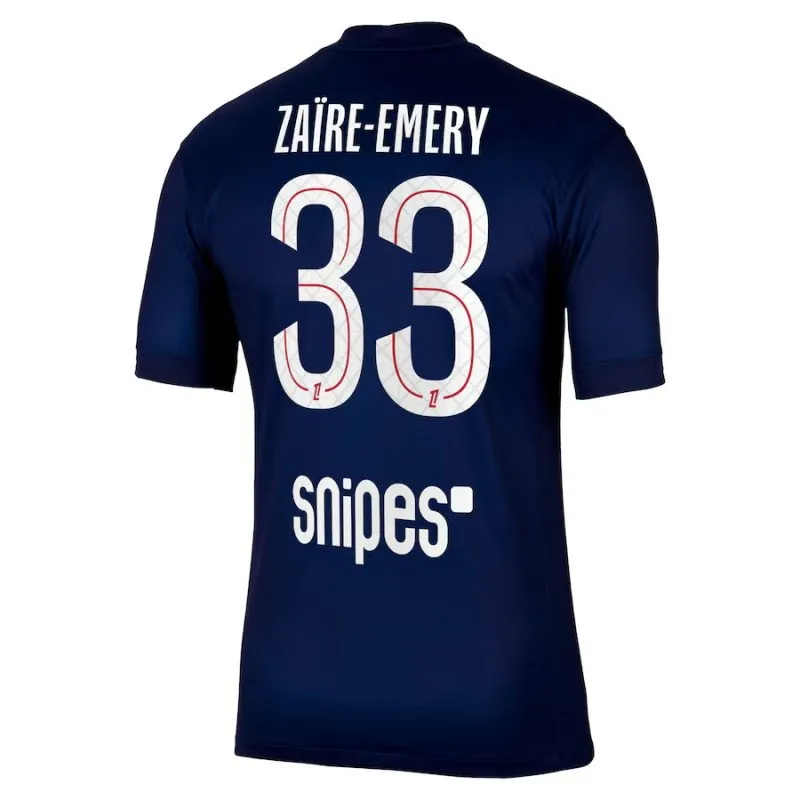 Paris Saint-Germain ZAÏRE-EMERY Niños 2025/26 Kit de casa - Azul/Rojo