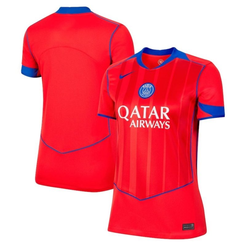 Paris Saint-Germain Tercera Camiseta Femenina 2025/26 - Roja