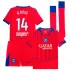 Paris Saint-Germain D.DOUE Set Terza Maglia Bambino 2025/26 - Rossa